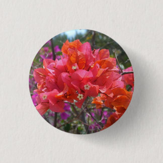 Tropical Pink Bougainvillea Island Floral Button