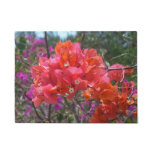 Tropical Pink Bougainvillea Island Floral Doormat