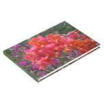 Tropical Pink Bougainvillea Island Floral Guest Book