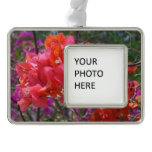 Tropical Pink Bougainvillea Island Floral Ornament