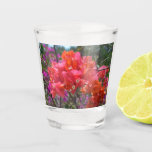 Tropical Pink Bougainvillea Island Floral Shot Glass