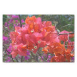 Tropical Pink Bougainvillea Island Floral Tissue Paper