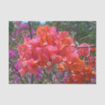Tropical Pink Bougainvillea Island Floral Tissue Paper