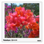 Tropical Pink Bougainvillea Island Floral Wall Sticker