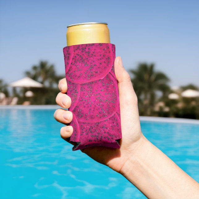 Tropical Pink Dragon Fruit Seltzer Can Cooler (In Situ Pool)