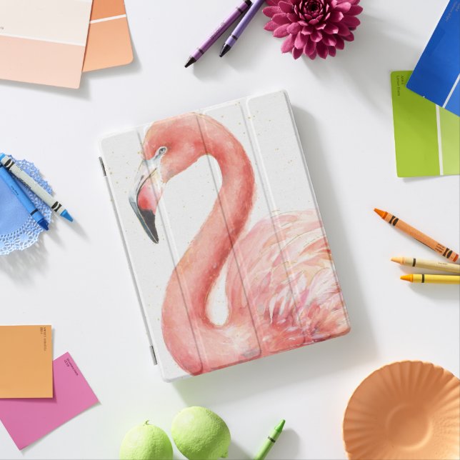 Tropical | Pink Flamingo iPad Smart Cover (In Situ)