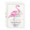 Tropical Pink Flamingo Magnolias Beach Wedding