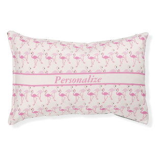 Tropical Pink Flamingo Pattern Cat or Dog Pet Bed