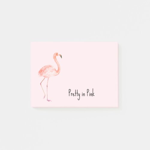 Tropical Pink Flamingo Post-it Notes