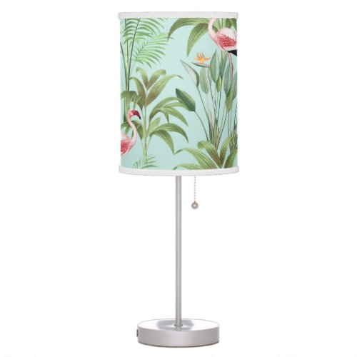 Tropical Pink Flamingo Table Lamp