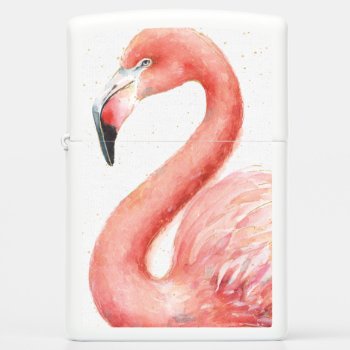 Tropical | Pink Flamingo Zippo Lighter by wildapple at Zazzle