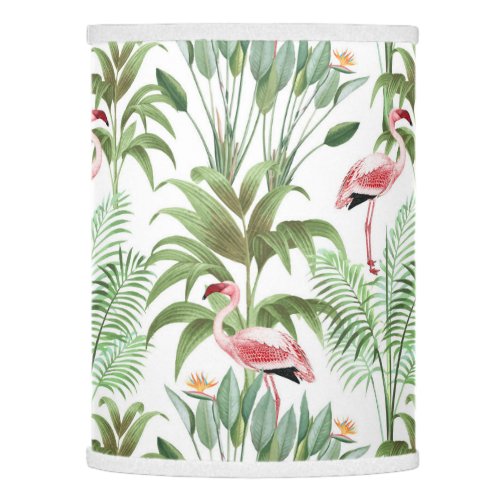 Tropical Pink Flamingos Lamp Shade