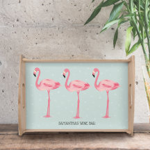 Tropical Pink Flamingos