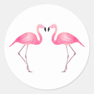 Sticker Pink flamingo