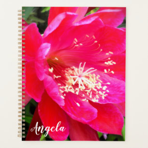 Tropical Pink Flower Photo Planner