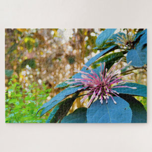 Tropical Pink Flower Photo Puzzle