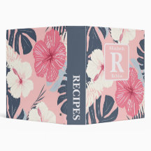 Tropical pink hibiscus personalized recipe