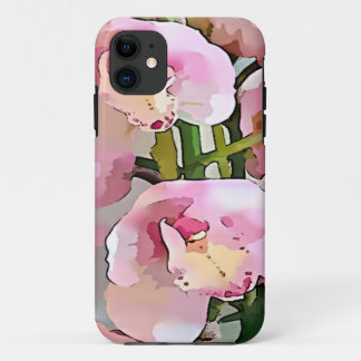 Tropical Pink Orchid Flower iPhone 11 Case