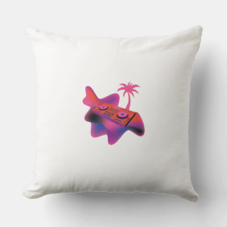 Tropical Pink Palm Pillow – Soft & Stylish Home De