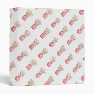 Tropical Pink Pineapple Binder