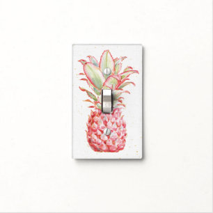 Tropical Pink Pineapple Light Switch Cover