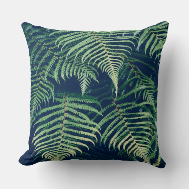 Tropical Plant 1 Throw Pillow (Front)