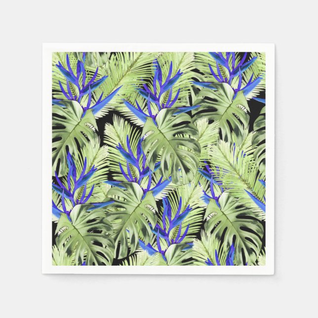 Tropical plant 2 . paper napkins (Front)