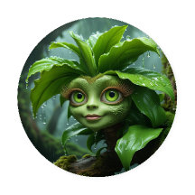 Tropical Plant Coaster Set