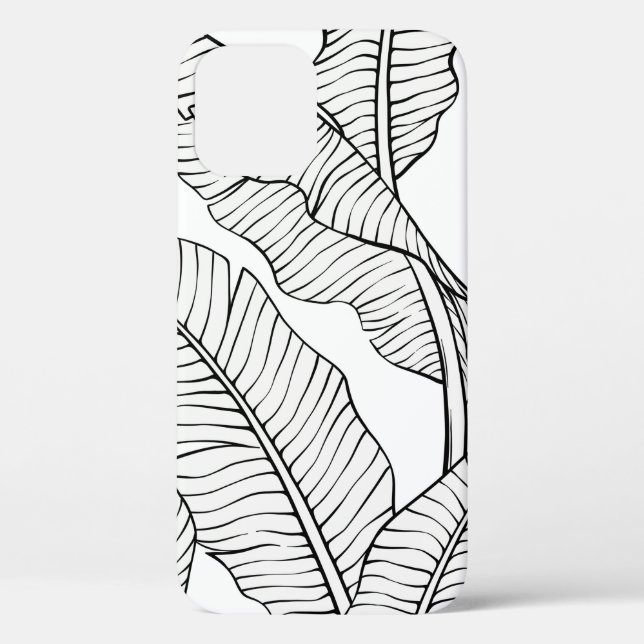 Tropical plants and flowers seamless pattern. Jung Case-Mate iPhone Case (Back)