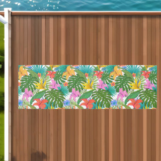 Tropical Plants Pattern Runner
