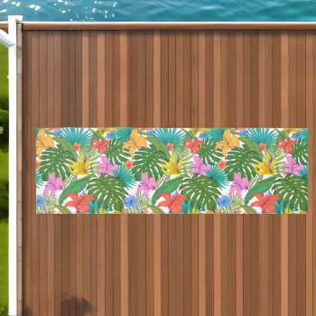 Tropical Plants Pattern Runner by DizzyDebbie at Zazzle