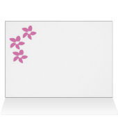 Tropical Plumeria Card (Inside Horizontal (Top))