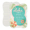Tropical Pool Beige Aloha Baby Shower Invitation