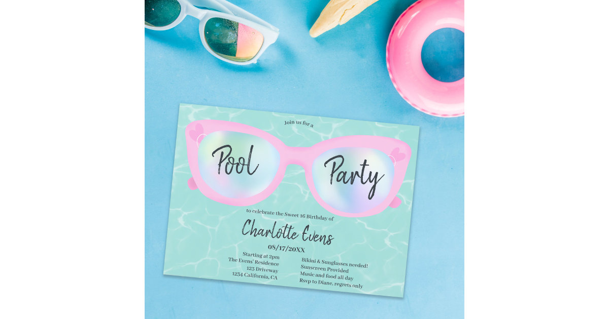 Way to Celebrate! Pink Party Glasses - Each