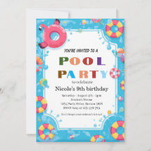 Tropical Pool Party  Nicole 9th Birthday 2026