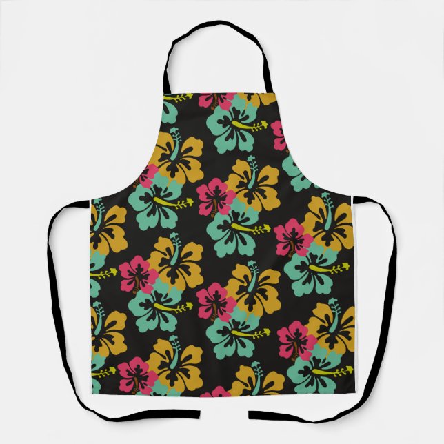 Tropical Print Apron (Front)