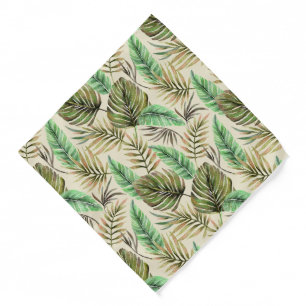 Tropical Print Bandana