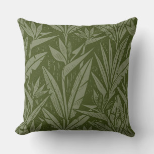 Tropical print  throw pillow