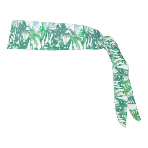 Tropical Print Tie Back Headband