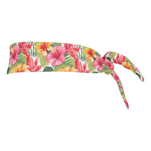 Tropical Print Tie Back Headband