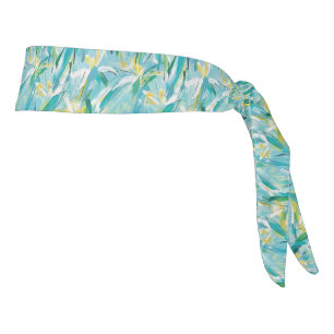 Tropical Print Tie Back Headband