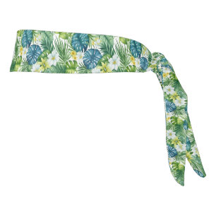 Tropical Print Tie Back Headband