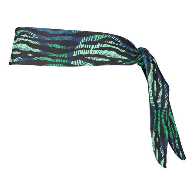 Tropical Print Tie Back Headband (Rotate 90)