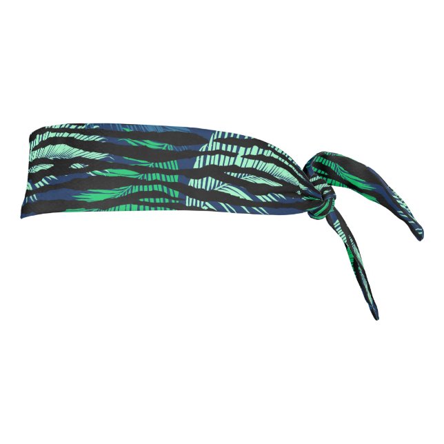 Tropical Print Tie Back Headband (Rotate 90)