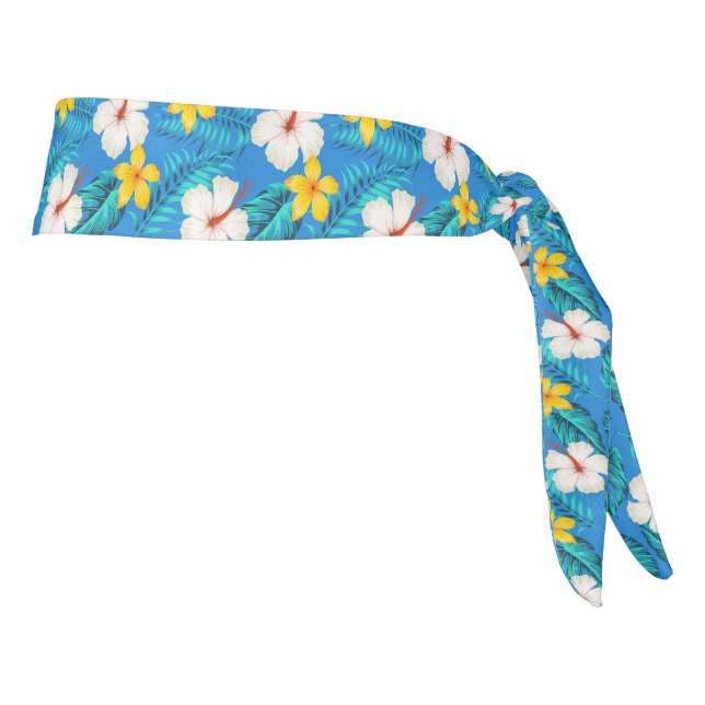 Tropical Print Tie Back Headband (Rotate 90)