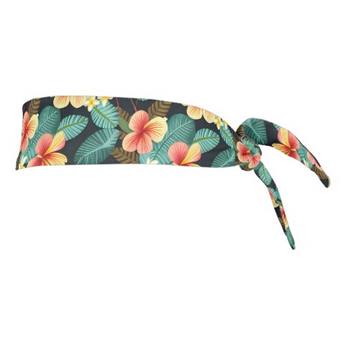 Tropical Print Tie Back Headband