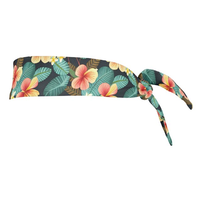 Tropical Print Tie Back Headband (Rotate 90)