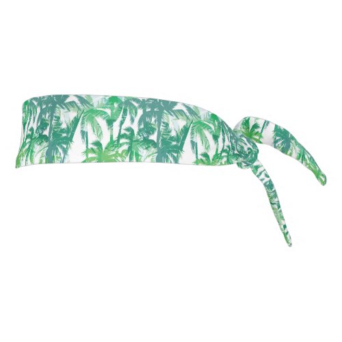 Tropical Print Tie Back Headband