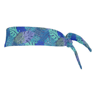 Tropical Print Tie Back Headband