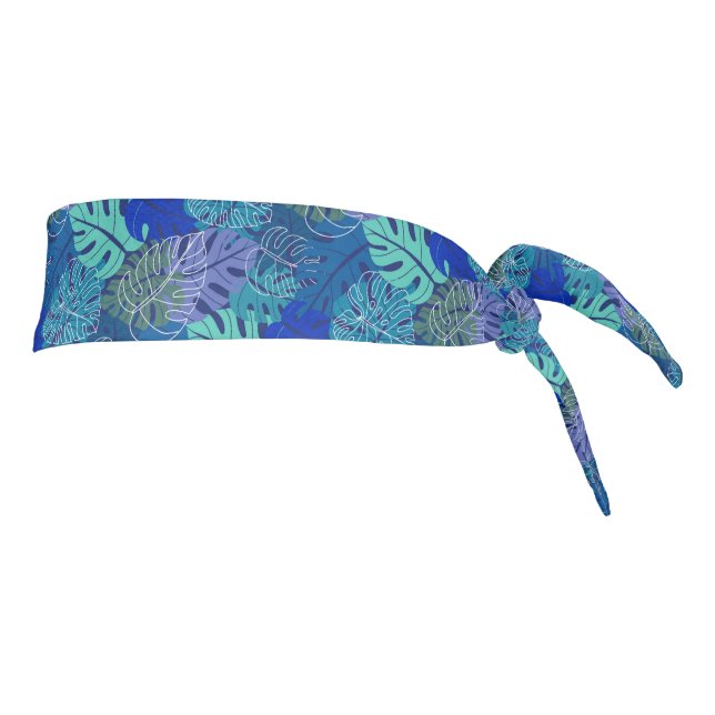 Tropical Print Tie Back Headband (Rotate 90)